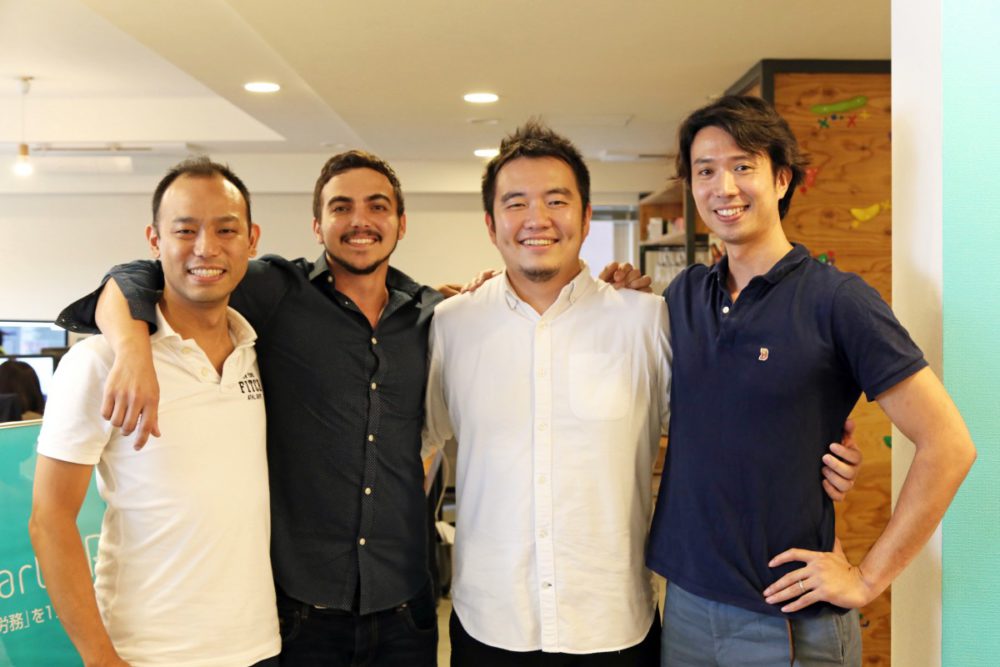 写真左から500 Startups Japan 澤山陽平、James Riney、KUFU 宮田昇始氏、WiL 難波俊充氏